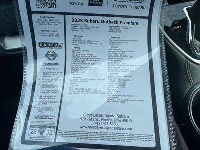 2025 Subaru Outback Premium
