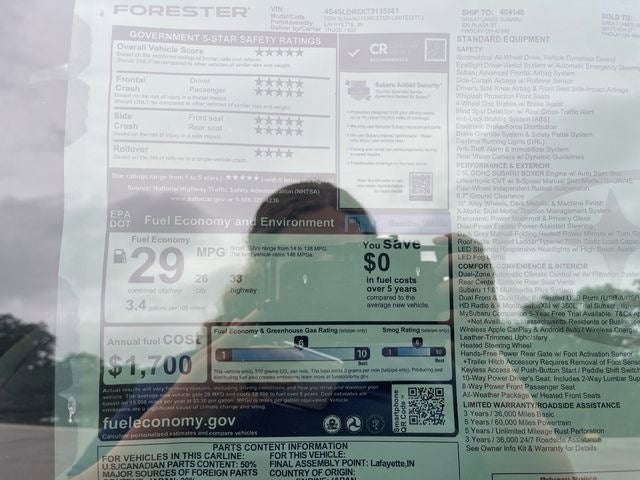 2026 Subaru FORESTER Limited
