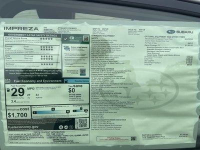 2026 Subaru IMPREZA Sport