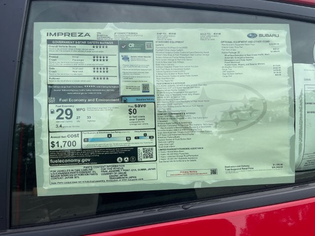 2026 Subaru IMPREZA Sport