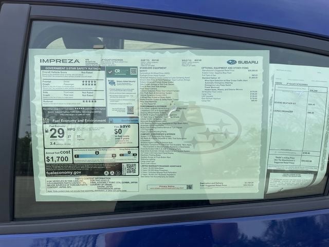 2026 Subaru IMPREZA Sport