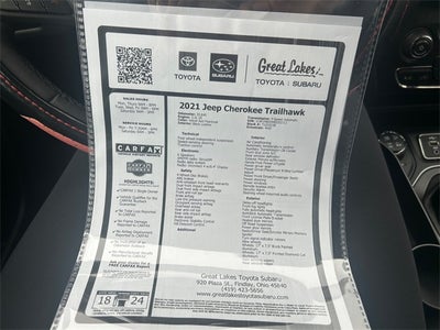 2021 Jeep Cherokee Trailhawk