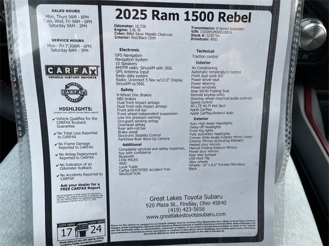 2025 RAM 1500 Rebel