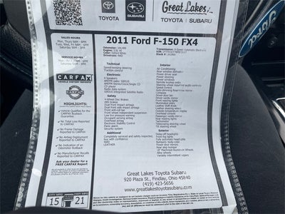 2011 Ford F-150 FX4