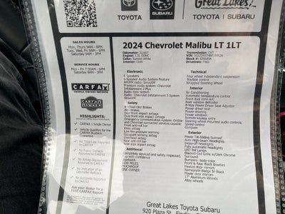 2024 Chevrolet Malibu LT 1LT