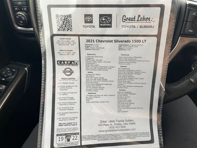 2021 Chevrolet Silverado 1500 LT