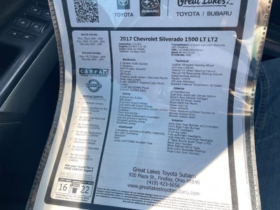 2017 Chevrolet Silverado 1500 LT LT2