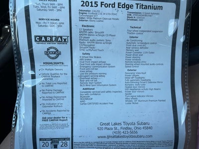2015 Ford Edge Titanium