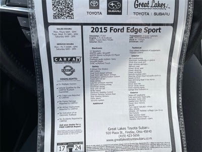 2015 Ford Edge Sport