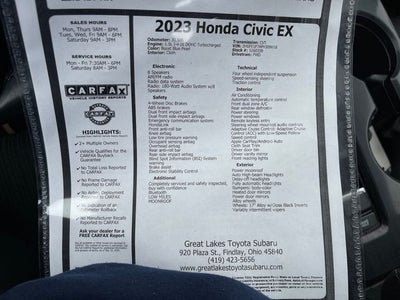 2023 Honda Civic EX