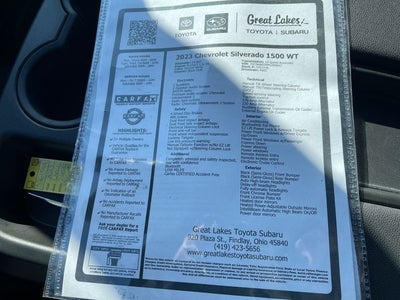 2023 Chevrolet Silverado 1500 WT