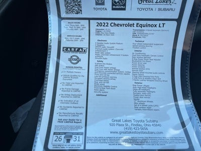 2022 Chevrolet Equinox LT