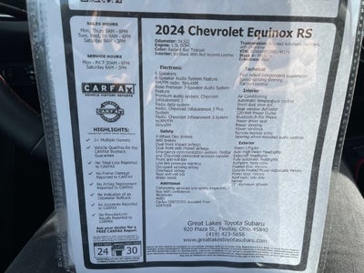 2024 Chevrolet Equinox RS