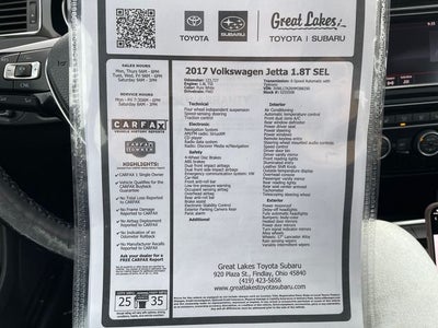 2017 Volkswagen Jetta 1.8T SEL