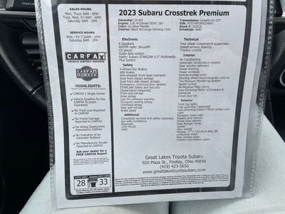 2023 Subaru Crosstrek Premium