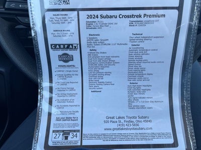 2024 Subaru Crosstrek Premium