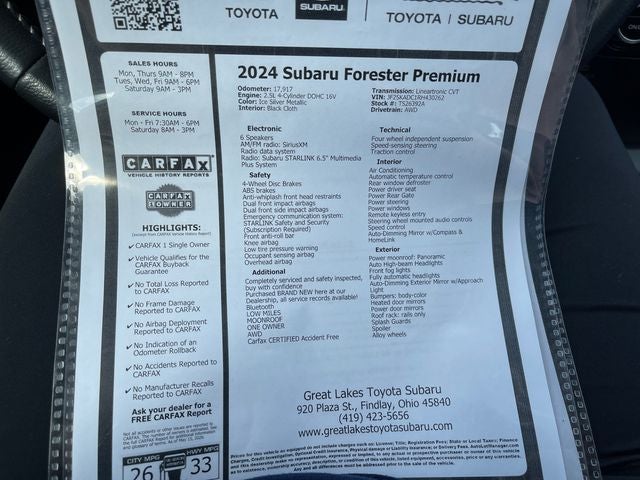 2024 Subaru Forester Premium
