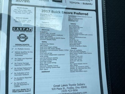 2017 Buick Encore Preferred