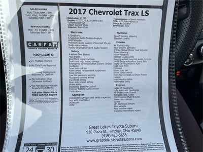 2017 Chevrolet Trax LS