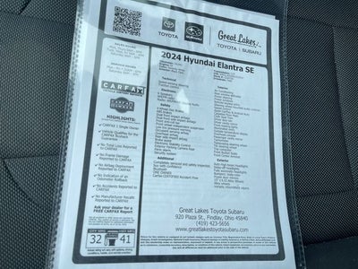 2024 Hyundai Elantra SE