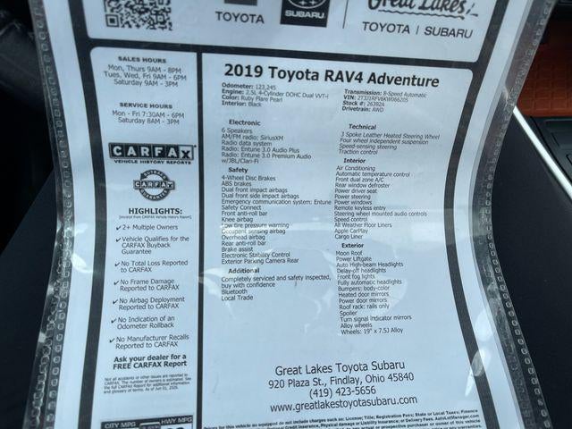 2019 Toyota RAV4 Adventure
