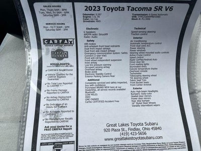 2023 Toyota TACOMA SR SR V6