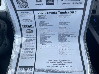 2023 Toyota Tundra SR5
