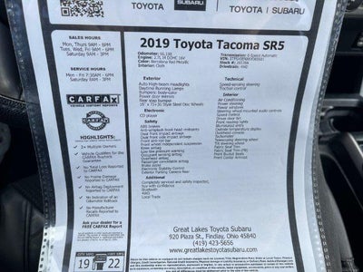 2019 Toyota Tacoma SR5
