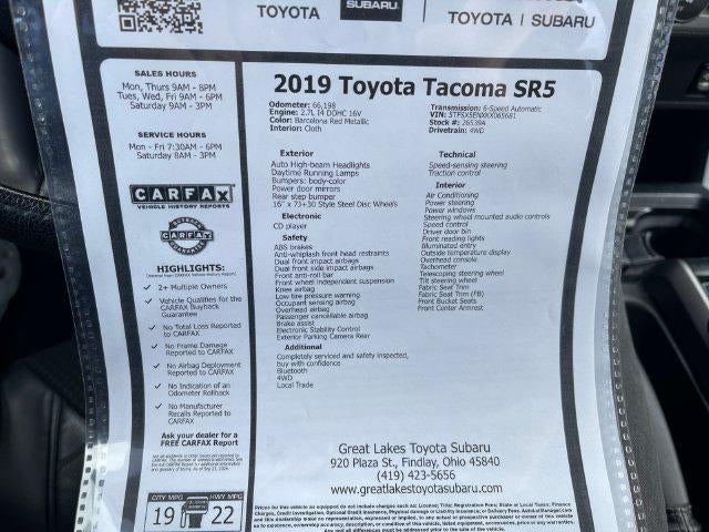 2019 Toyota Tacoma SR5