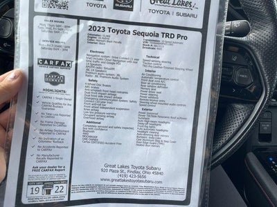 2023 Toyota Sequoia TRD Pro