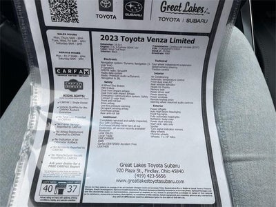 2023 Toyota Venza XLE