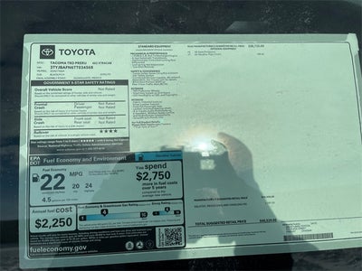 2026 Toyota Tacoma TRD PreRunner