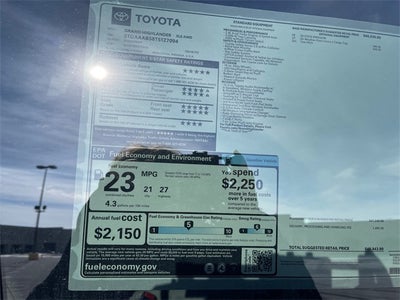 2026 Toyota Grand Highlander XLE