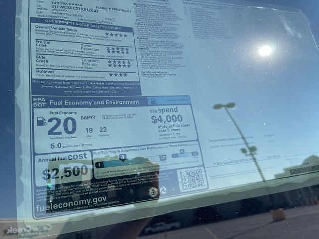 2026 Toyota Tundra i-FORCE MAX Tundra Platinum