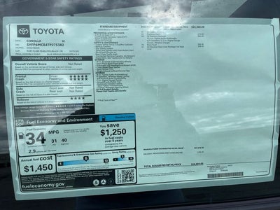 2026 Toyota Corolla SE