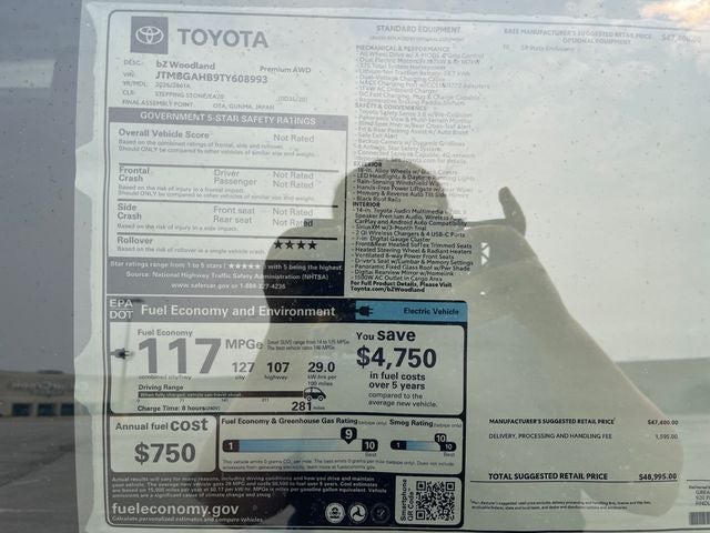 2026 Toyota bZ Woodland Premium