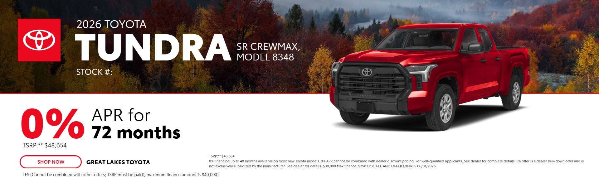 Tundra on offer
