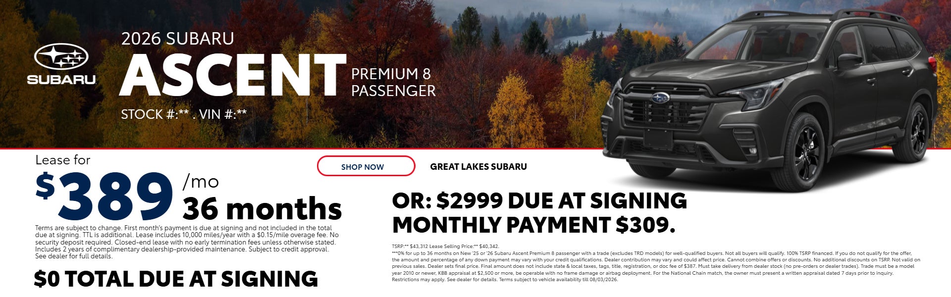 Ascent on offer