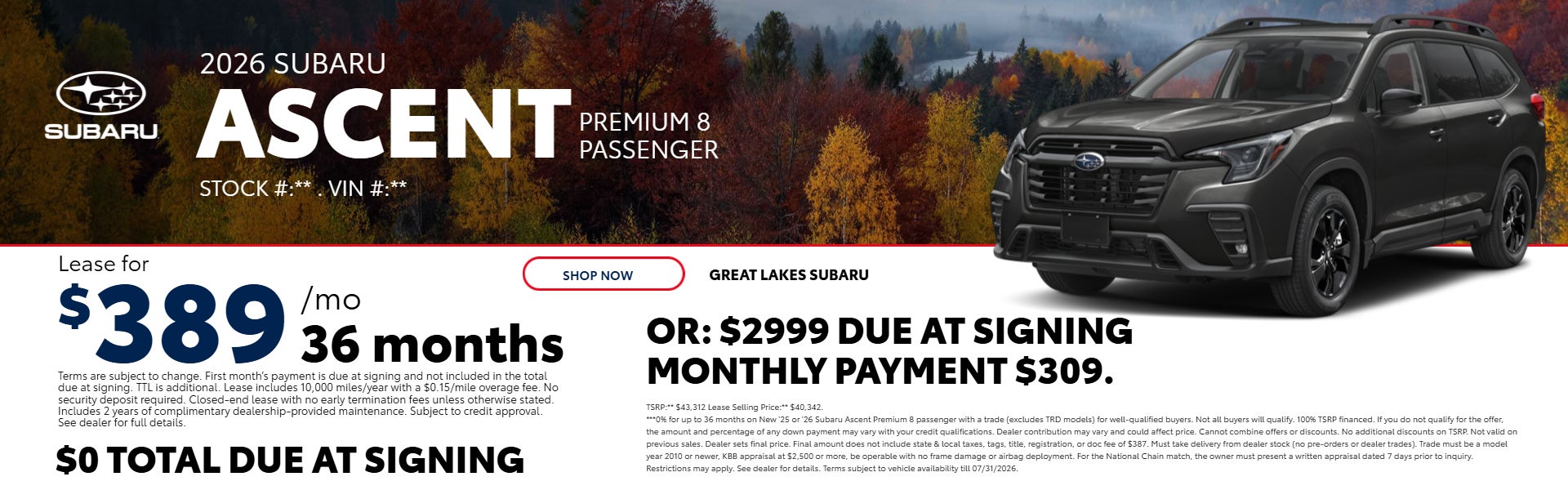 Ascent on offer