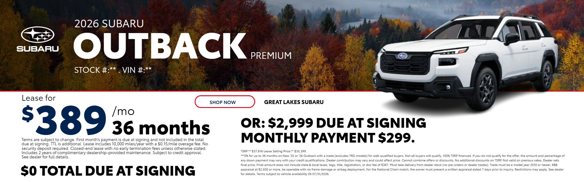 Outback offer